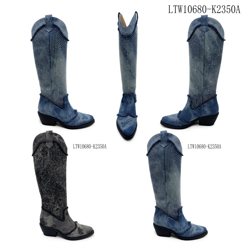 Western Chic Rhinestone Cowboy Boots Western Chic Rhinestone Cowboy Boots